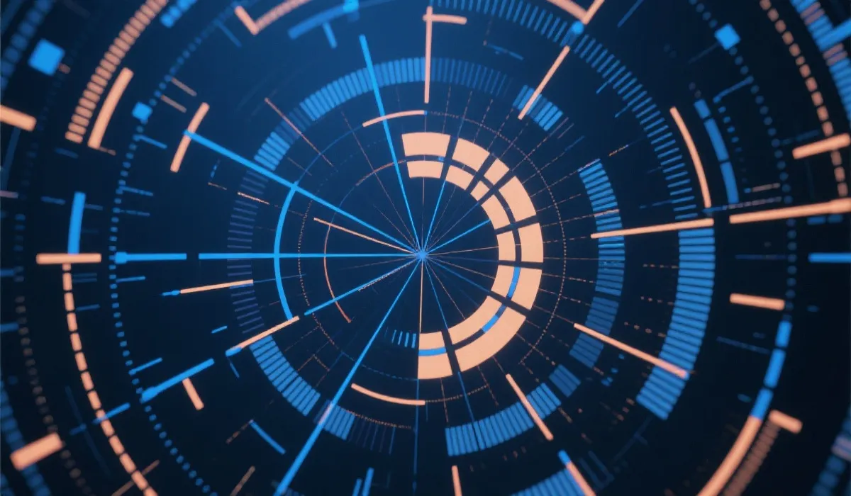 虚拟数据雷达图示例